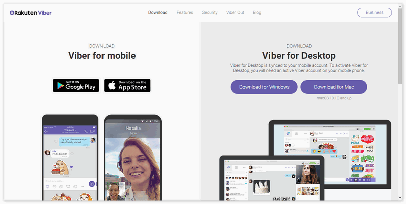 Официальный сайт Viber